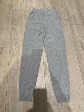 chanel joggers|Chanel gray cashmere joggers.